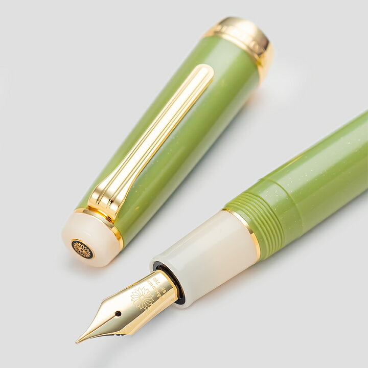 楽天市場】ワンチャー「抹茶」万年筆 18金【WANCHER ブランド 正規品 