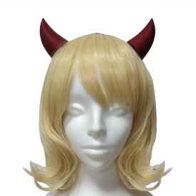 ミニ悪魔のツノ 悪魔の角（ツノ） 中サイズ 角(ツノ) horns 髪飾り カチューシャ ハロウィン イベント 学園祭 文化祭 パーティー コスプレ 3Dプリント造形 仮装アイテム