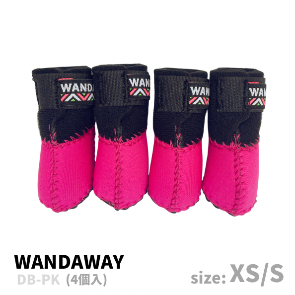 楽天市場】【WANDAWAY】ドッグブーツ/4P・XS/Sサイズ（ピンク 