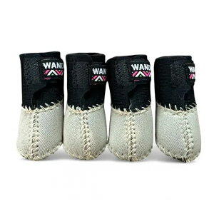 【WANDAWAY】ドッグブーツ/4P・XS/Sサイズ(ベージュ)