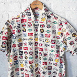 USA製 50's ”CARTER'S” カーターズ 半そで ロゴプリントシャツ 鉄道 RAILWAY VINTAGE ビンテージ 企業物 夏 メンズ レディース サイズS 古着