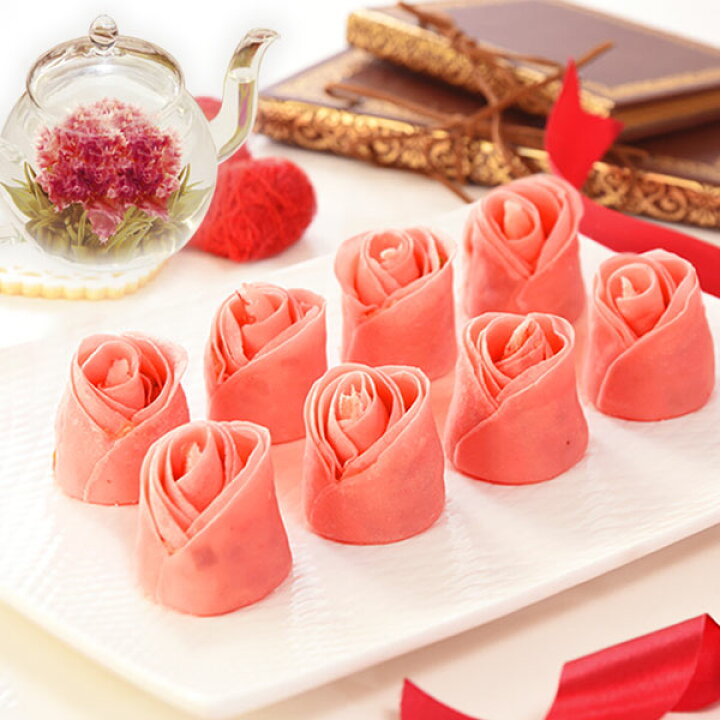 楽天市場】【1】母の日 ギフト プレゼント 薔薇点心(薔薇点心 バラ餃子 
