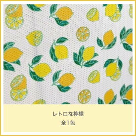 メッシュ生地　レトロな檸檬【大好評！！発売発送中です】