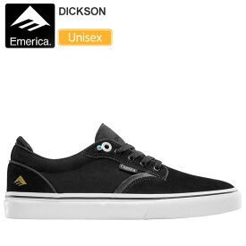 【正規取扱店】エメリカ EMERICA スニーカー スケートシューズ メンズ レディース ディクソン ブラック ホワイト ゴールド 23-30cm DICKSON 20SS【靴】snk 2003wannado