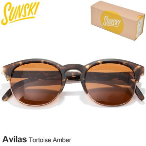 TXL[ SUNSKI TOX Ό UVJbg T[g^ Y fB[X jZbNX AB Ar g[^XAo[ Avilas Tortoise Amber SUNAV-TAM 2025SS 2503wann