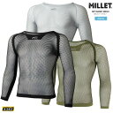 ミレー MILLET メッシュ インナー メンズ ドライナミックメッシュ3/4スリーブクルー DRYNAMIC MESH 3/4 SLEEVE CREW MIV01356 2026SS【服】2602wann[M便 1/1]【返品交換不可】