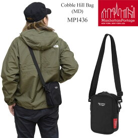 【正規取扱店】マンハッタンポーテージ Manhattan Portage ショルダーバッグ メンズ レディース コブルヒルバッグ MD Cobble Hill Bag ブラック MP1436 2023SS【鞄】2302ripe