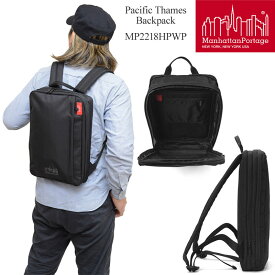 【正規取扱店】マンハッタンポーテージ Manhattan Portage リュック メンズ レディース パシフィックテムズ バックパック Pacific Thames Backpack BLACK 12L MP2218HPWP 2023SS bpk bns【鞄】2302ripe