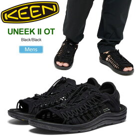 【正規取扱店】キーン KEEN サンダル メンズ ユニーク2 オーティー UNEEK II OT ブラック 1027290 2024SS sdl【靴】2404wann