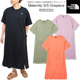 SALE 30％OFF ノースフェイス THE NORTH FACE ワンピース 半袖 レディース マタニティショートスリーブワンピース Maternity S/S Onepiece NTM12202 2023SS【服】2303wannado【返品交換・ラッピング不可】