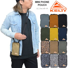 【正規取扱店】ケルティ KELTY スマホショルダー ポーチ メンズ レディース ミニフォンポーチ MINI PHONE POUCH 3259256323 2023AW 【鞄】2309ripe[M便 1/1]