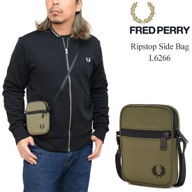 【正規取扱店】フレッドペリー FREDPERRY ショルダーバッグ メンズ レディース リップストップサイドバッグ Ripstop Side Bag L6266 2023AW【鞄】2311ripe[M便 1/1]