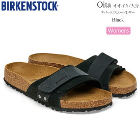 ビルケンシュトック BIRKENSTOCK サンダル レディース Oita オオイタ 大分 ヌバック スエードレザー ブラック ナロー幅 1024200 2024SS sdl【靴】2405ripe