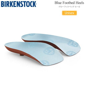 ビルケンシュトック BIRKENSTOCK インソール メンズ レディース ブルーフットベッドヒール Blue Footbed Heels 4cmまでのヒールがある靴用 ブルー ミディアム幅 1025933 2024SS【靴】2405wann