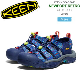 キーン KEEN デッドダイ DEAD DYE コラボ サンダル メンズ ニューポートレトロ NEWPORT RETRO Ddye16 1028877 2024SS sdl【靴】2404wann