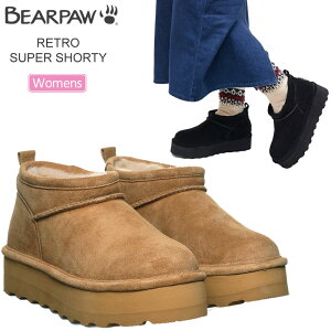 xApE BEARPAW [gu[c fB[X gX[p[V[eB[ RETRO SUPER SHORTY 3051W 2024AW wbtyCz2411wannyԕiEbsOsz