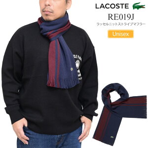���R�X�e LACOSTE �}�t���[ �����Y ���f�B�[�X ���b�Z���j�b�g�X�g���C�v�}�t���[ RE019J 2024AW 2411wann�y�ԕi�����E���b�s���O�s�z