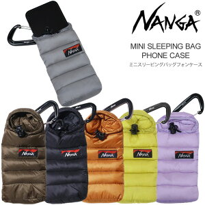 �i���K NANGA �X�}�z�P�[�X �����Y ���f�B�[�X �~�j�X���[�s���O�o�b�O�t�H���P�[�X MINI SLEEPING BAG PHONE CASE NA2441-3A101-A NA2553-3A204 2024AW 2411wann[M�� 1/1]