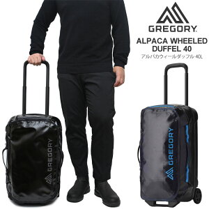 OS[ GREGORY L[obO Y fB[X ApJEB[_bt40 ALPACA WHEELED DUFFLE 40L 2025AW crbyz2508wann