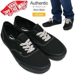 oY VANS Xj[J[ Y fB[X I[ZeBbN Authentic Mono Black VN000D7YCJI 2025AW snkyCz2509wann