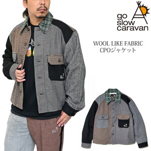 �S�[�X���[�L�����o�� go slow caravan �V���c�W���P�b�g �����Y WOOL LIKE FABRIC CPO�W���P�b�g 350228 2025AW�y���z2511wann�y�ԕi�����E���b�s���O�s�z