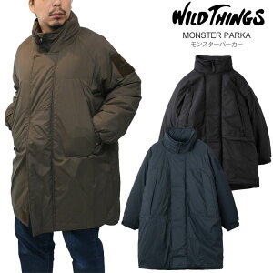 ���C���h�V���O�X WILD THINGS ���ȃW���P�b�g �R�[�g �����Y �����X�^�[�p�[�J�[ MONSTER PARKA WT252-10-Q4 2025AW�y���z2511wann�y�ԕi�����E���b�s���O�s�z_25WS