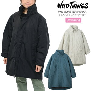 ���C���h�V���O�X WILD THINGS ���ȃW���P�b�g �R�[�g ���f�B�[�X �E�B�����Y �����X�^�[�p�[�J�[ W'S MONSTER PARKA WTL25101SK 2025AW�y���z2511wann�y�ԕi�����E���b�s���O�s�z_25WS