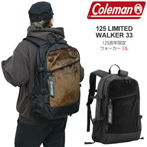 �R�[���}�� Coleman 125���N���胂�f�� �����b�N �����Y ���f�B�[�X 125 ���~�e�b�h �E�H�[�J�[ 33L 125 LIMITED WALKER 33 2025AW bpk�y���z2512wann