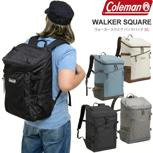 �R�[���}�� Coleman �����b�N �����Y ���f�B�[�X �E�H�[�J�[�X�N�G�A�o�b�N�p�b�N 30L WALKER SQUARE BACKPACK 2026SS bpk�y���z2603wann