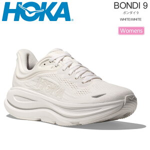 �z�J HOKA �����j���O�V���[�Y ���� ���f�B�[�X �{���_�C9 BONDI 9 �z���C�g/�z���C�g 1162012-WWH 2026SS snk�y�C�z2601wann