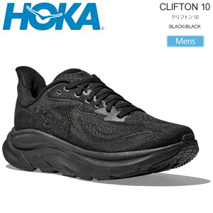 �z�J HOKA �����j���O�V���[�Y ���� �����Y �N���t�g��10 CLIFTON 10 �u���b�N/�u���b�N 1162030-BBLC 2026SS snk�y�C�z2601wann
