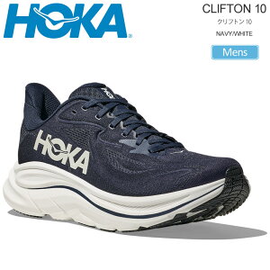 �z�J HOKA �����j���O�V���[�Y ���� �����Y �N���t�g��10 CLIFTON 10 �l�C�r�[/�z���C�g 1162030-NWT 2026SS snk�y�C�z2601wann