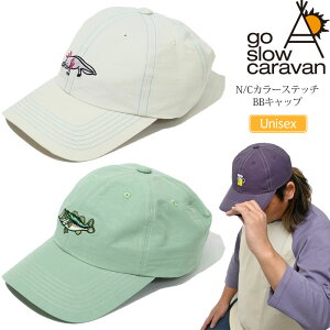 �S�[�X���[�L�����o�� go slow caravan �X�q �����Y ���f�B�[�X N/C�J���[�X�e�b�` BB�L���b�v �t���[�T�C�Y 362902 2026SS 2604wann