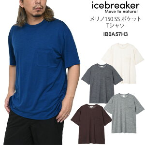 �A�C�X�u���[�J�[ icebreaker T�V���c ���� �����Y �����m150 SS �|�P�b�g�e�B�[ IB0A57H3 2026SS sst�y���z2604wann[M�� 1/1]