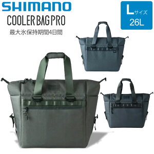 �V�}�m SHIMANO �\�t�g�N�[���[ �ۗ�o�b�O �L�����v�p�i �A�E�g�h�A �N�[���[�o�b�O�v�� L(26L) COOLER BAG PRO L BA-001Z 2026SS cpg 2605wann
