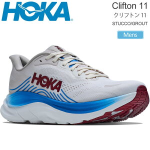 �z�J HOKA �����j���O�V���[�Y ���� �����Y �N���t�g��11 CLIFTON 11 �X�^�b�R/�O���E�g 1176572-SCCG ���M�����[�� 2026AW snk�y�C�z2607wann