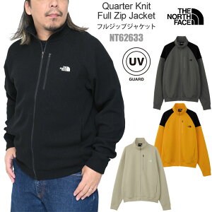 �U�E�m�[�X�t�F�C�X THE NORTH FACE �Z�[�^�[ �����Y �N�I�[�^�[�j�b�g�t���W�b�v�W���P�b�g Quarterknit Full-Zip Jacket NT62633 2026AW�y���z2608wann