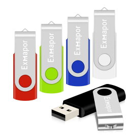 USBメモリ 32GB 5個セット Exmapor 超高速データ転送 USBフラッシュドライブ カラフル