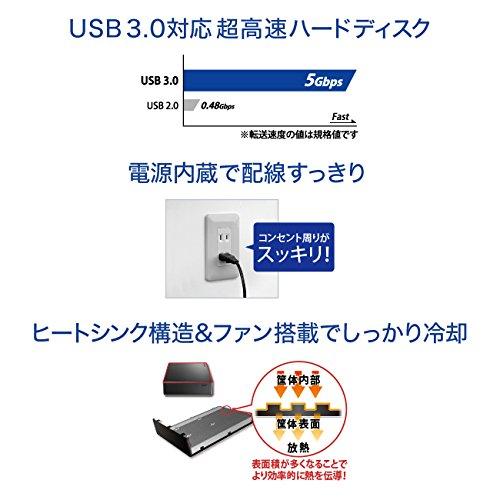 I-O DATA 外付けハードディスク USB3.0対応 電源内蔵モデル HDJA-UT：コモドワークス