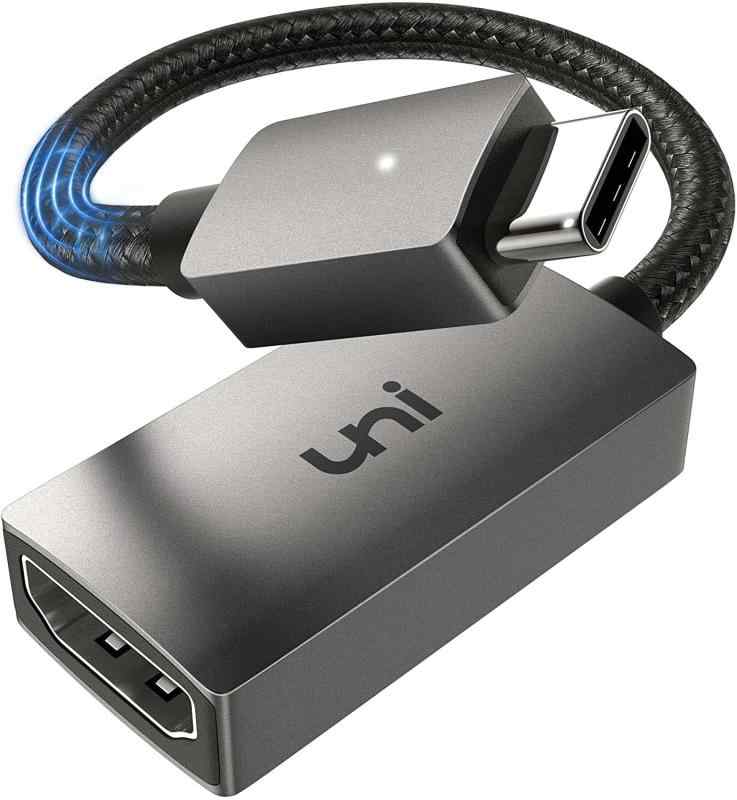 USB C HDMI 変換アダプタ uniAccessories [4K@30Hz] USB-Type-C HDMI