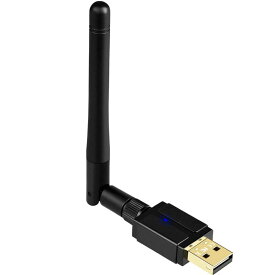 GUROYI Bluetooth 5.1 長距離USBアダプタ 最大通信距離100m ブルートゥース子機 PC用/ナノサイズ/Ver5.1/ Bluetoothアダプタ 低遅延 無線 apt-X EDR/LE対応(省電力) Windows 11/10/8.1/8/7(32/64bit) 対応 Mac非対応 「2023