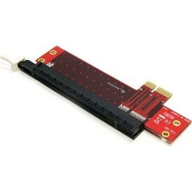 StarTech.com PCI Express x1－x16変換カード ロープロファイル用スロット拡張アダプタ(PCIe x1からx16へ) PEX1TO162