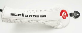 STELLA ROSSA ステラロッサ ユーティリティ用ヘッドカバー ハイブリッド 合成皮革 ロゴ刺繍 ホワイト レッドスター