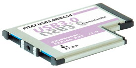 玄人志向 インターフェース USB3.0増設 ExpressCard PITAT-USB3.0R/EC