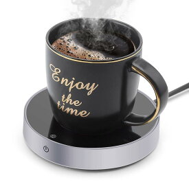 しいコーヒーカップウォーマーとオフィスウォーマー、3つの温度設定を備えた電気飲料ウォーマー、ココアミルク用のコーヒーウォーマー、オフィス用の自動オン/オフ重力センサーウォー
