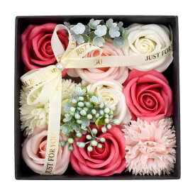 ソープフラワー ギフト ボックス バラ 誕生日 記念日 結婚記念日 お祝い プレゼント 石鹸 造花 お花