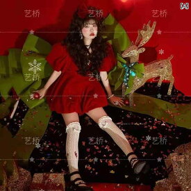 クリスマスに 写真 服 個性 ガール アート 写真 年 写真撮影 服