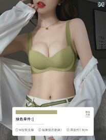 レディース 下着 貧乳 平 胸 シームレス 垂れ防止 夏 ハーフカップブラ セット