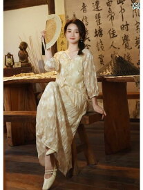 レディース ファッション 夏 服 中国 婦人服 セット アプリコット シャツ スカート セットアップ