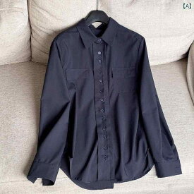 レディース ファッション ベーシック オールシーズン 単 衣 韓国 上品 重ね着 スリム コットン 精巧 シャツ
